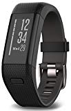 Garmin Vívosmart HR+ - Bracelet de Fitness avec GPS et Cardio Poignet- Taille Regular - Noir