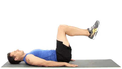 Exercices d'abdo : Crunch inverse