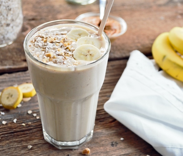 Recette de Smoothie au beurre d'arachide et aux bananes – Nutrition