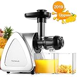 Extracteur de Jus de Fruits et Légumes, Homever Extracteur de Jus utilisation pour extraire plus de Nutriments et de Vitamines, facile à nettoyer, adapté à tous les Fruits et Légumes